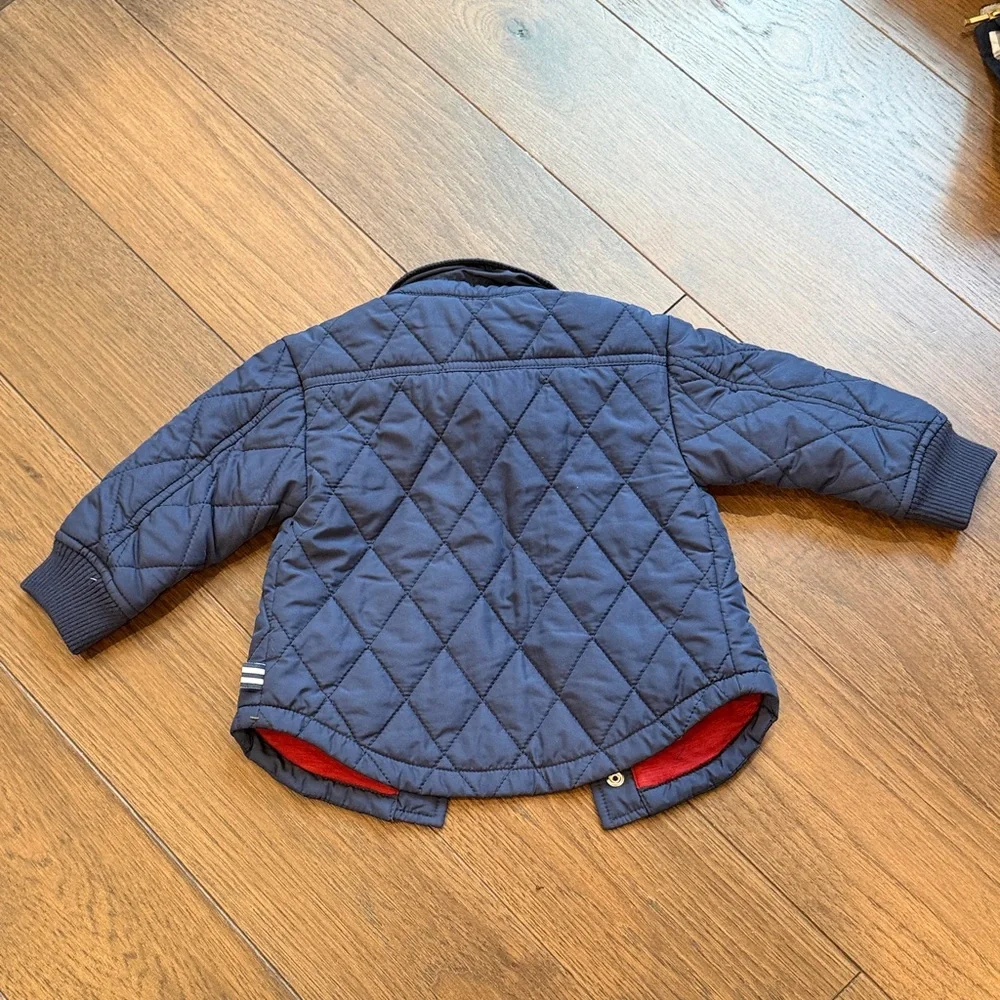Splendid Boys Navy Quilted Kids Jacket 6-12 Months C17-016